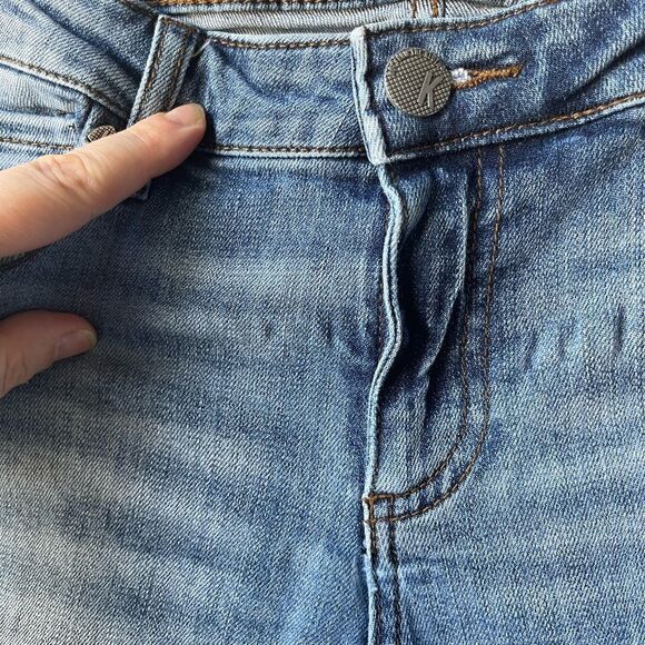 KUT from the kloth ankle raw hem straight leg jeans size 4 - Picture 10 of 15